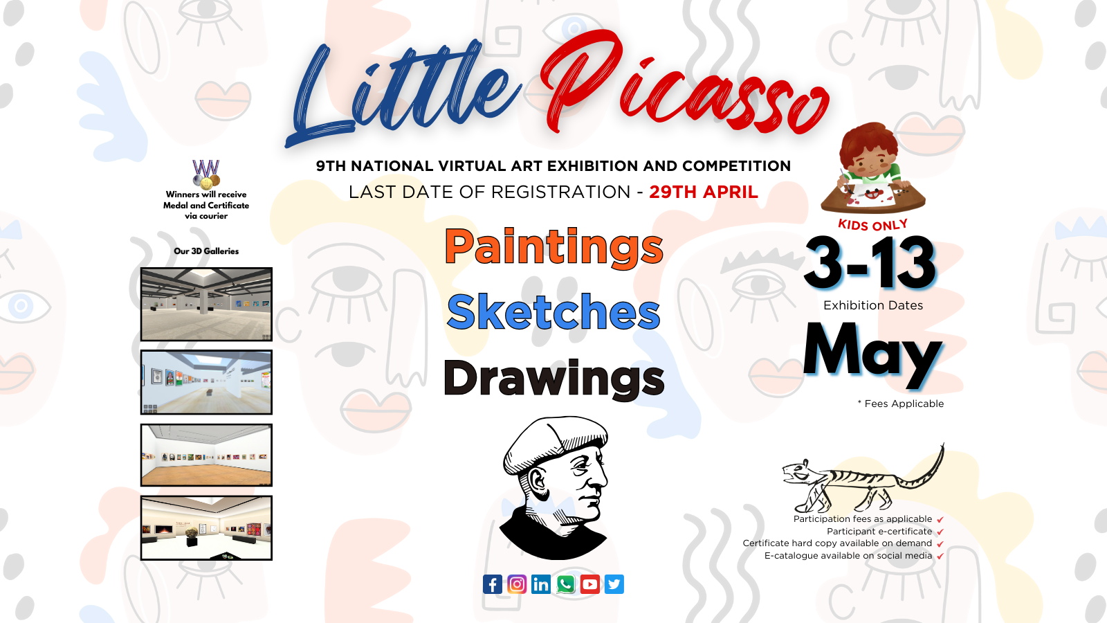 Little Picasso – National Virtual Art Exhibition and Competition